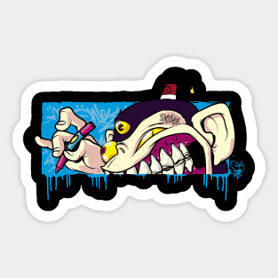 Monky Monocrayola Sticker